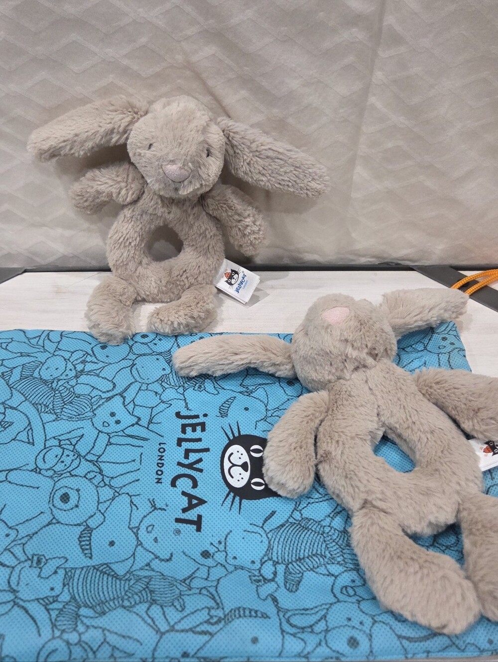 Jellycat Bunny Rattles - Picture 2 of 3